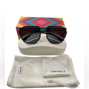 SunnysideLA Nova Black Sunglasses